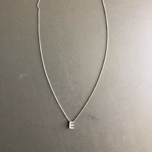 E initial necklace